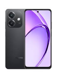 Oppo A3 Dual SIM Sparkle Black 6GB RAM 128GB 4G - Middle East Version Oppo A3 Dual SIM Sparkle Black 6GB RAM 128GB 4G - Middle East Version 	Display : 16.94 cm (6.67-inch) hd+ lcd 120hz ultra bright display ,with screen-to-body ratio: 89.9% .High refresh rate and high brightness for a smooth experience
Memory storage,sim and processor : 6GB ram| 128GB rom | dual 5G sim slot |latest android 14 operating system and coloros 14.0 system platform with mediatek dimensity 6300
Fast charging and battery : It has 5100mah durable long battery	